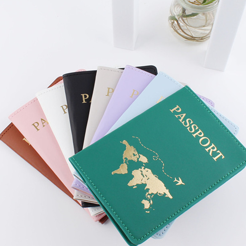 Women'S Accessories Wallet - 1PCS PU Leather Map Passport Cover