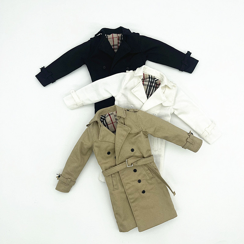 Women'S Accessories Flannels - 1/6 Scale Women Fashion Long Coat