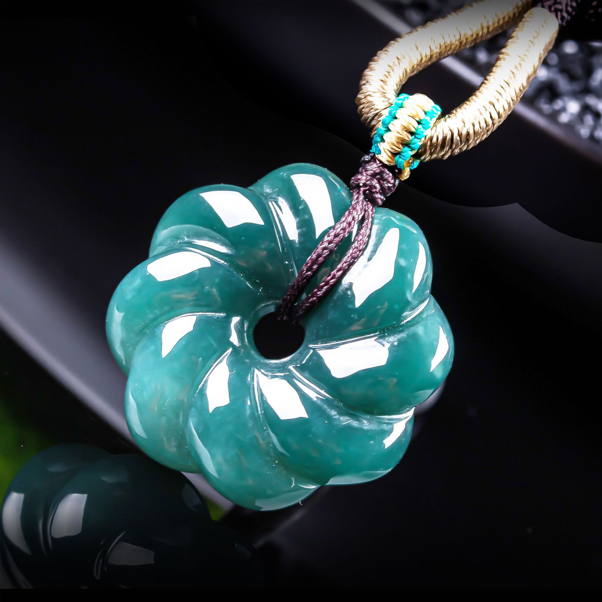 Natural Burmese Jadeite Flower - Women Accessories Products review and price