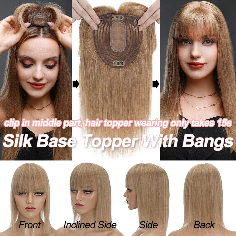 Women Toupee Silk Base Topper  - Women Accessories India review and price