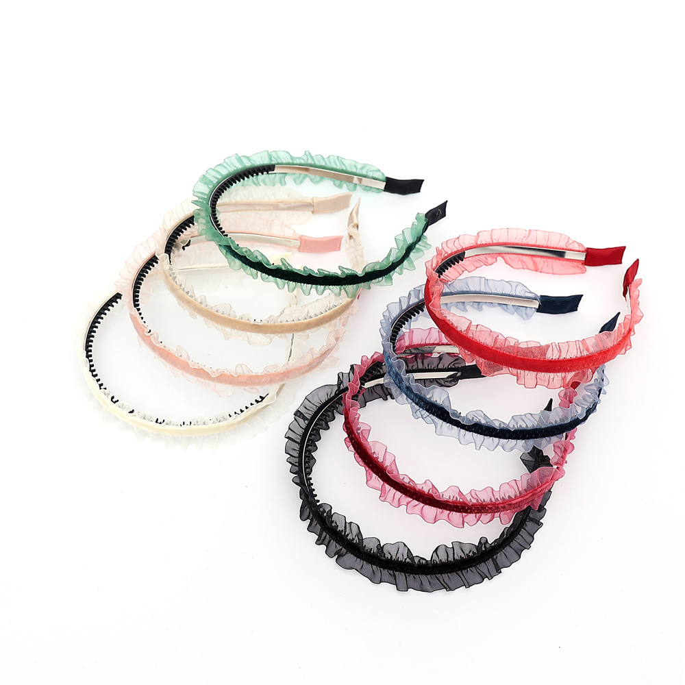 A17 Fashion New ruffle velvet  - Hair Tie Velvet review and price