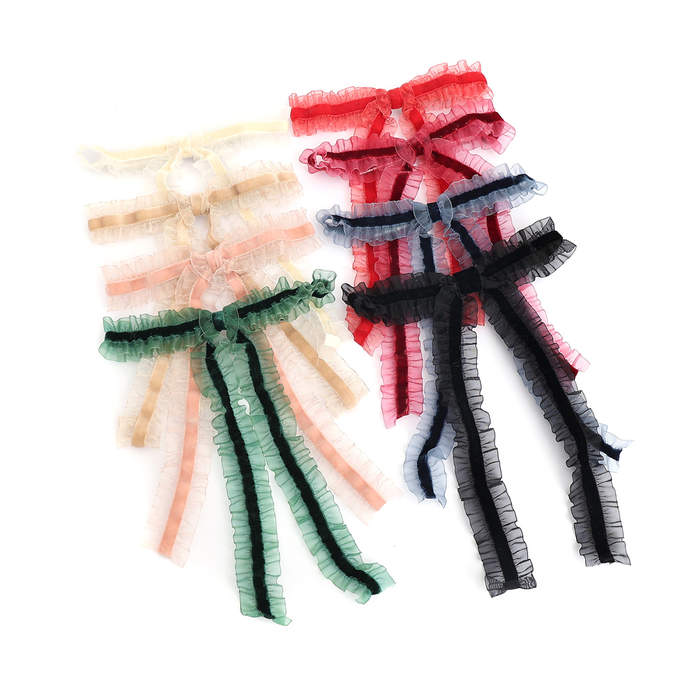 A17 Fashion New ruffle velvet  - Hair Tie Velvet review and price
