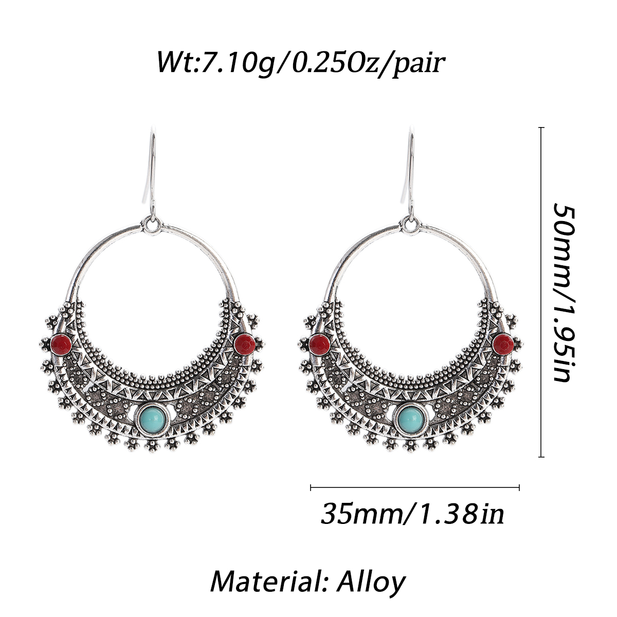 Boho Silver Color Necklace Set - Women Accessories India review and price