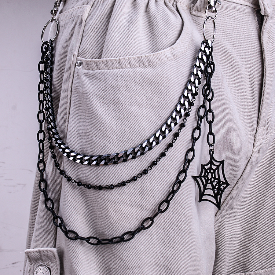 Halloween Spider Web Pants Cha - Women'S Jeans Accessories Chain review and price