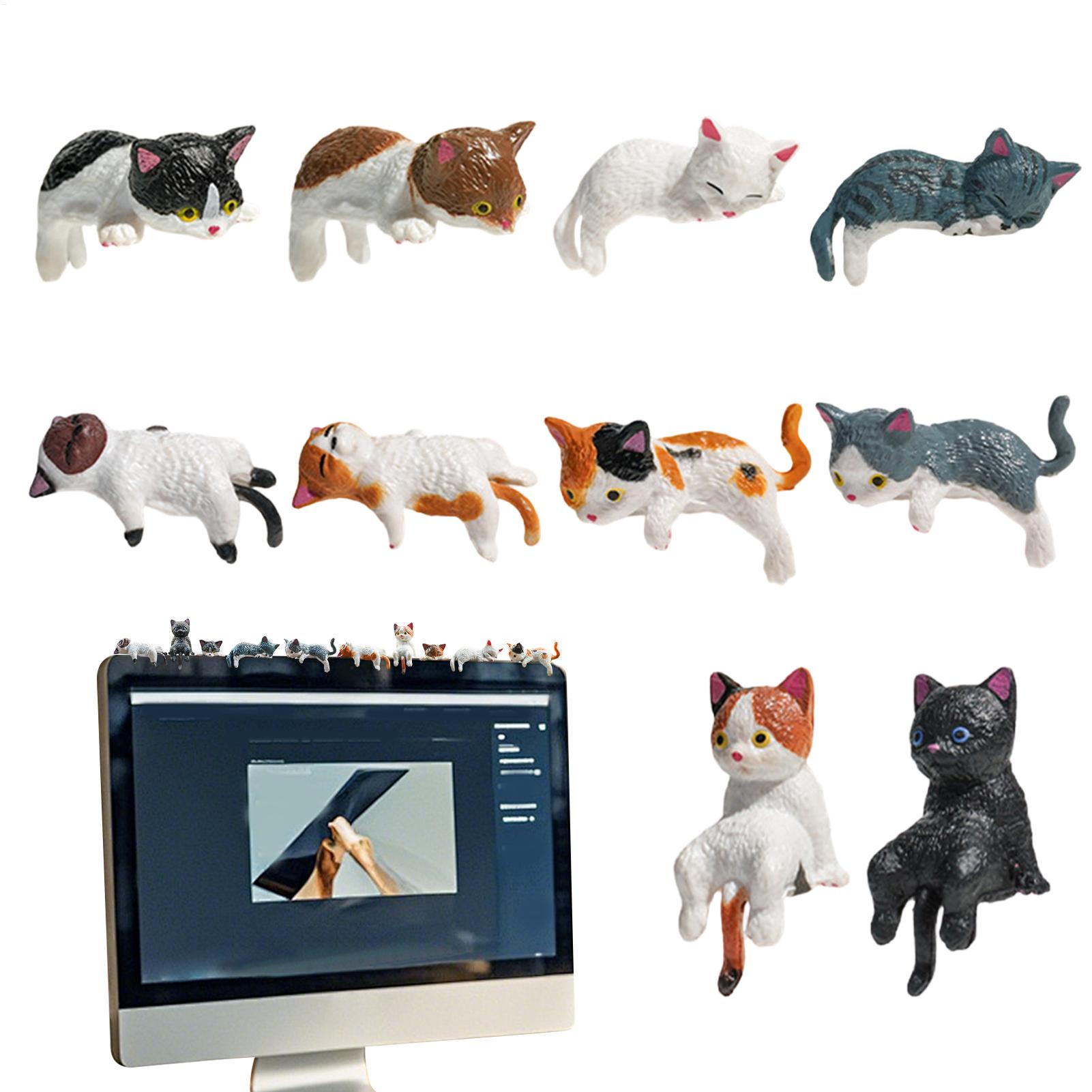 10pcs Cute Mini Cat Ornament C - Women Accessories India review and price