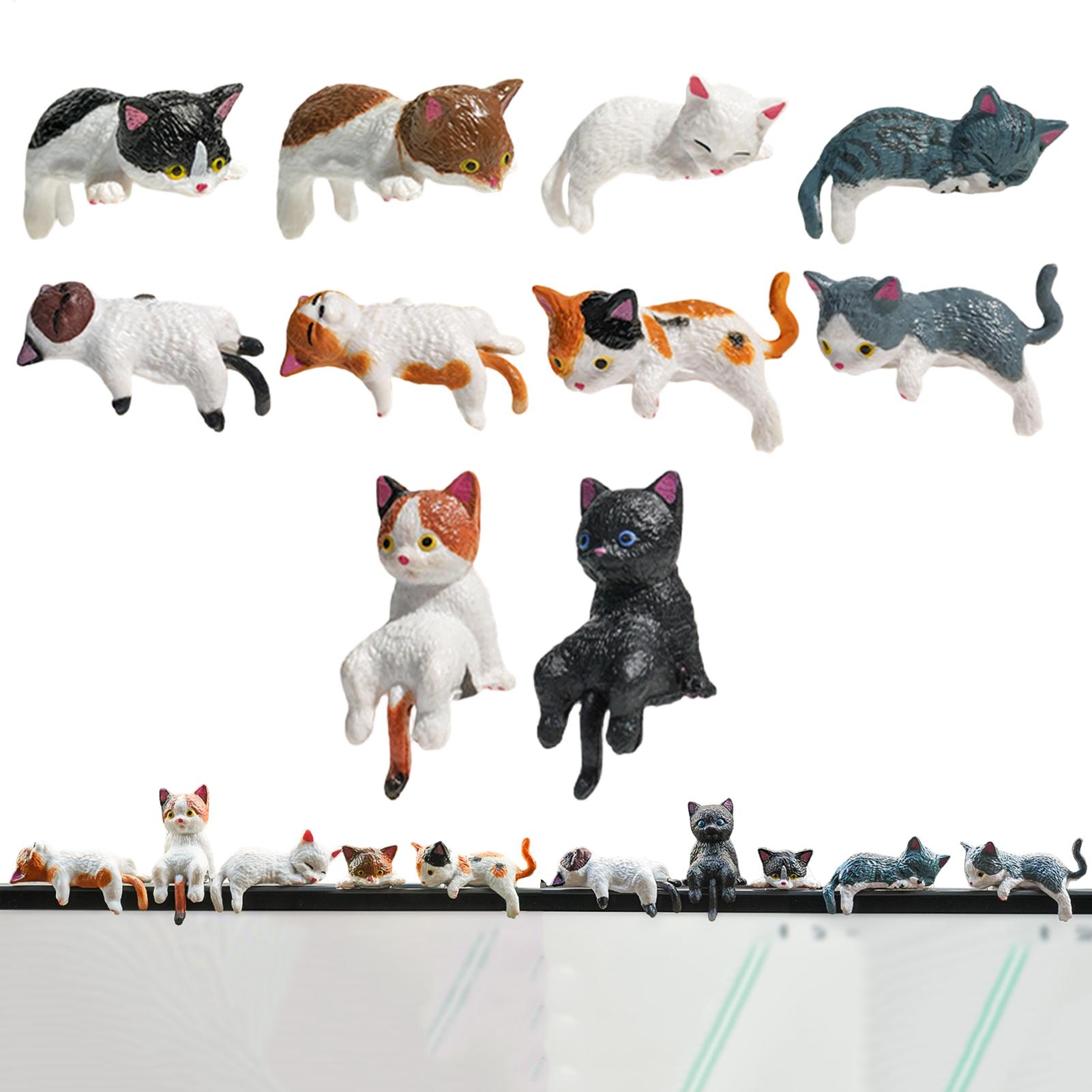 10pcs Cute Mini Cat Ornament C - Women Accessories India review and price