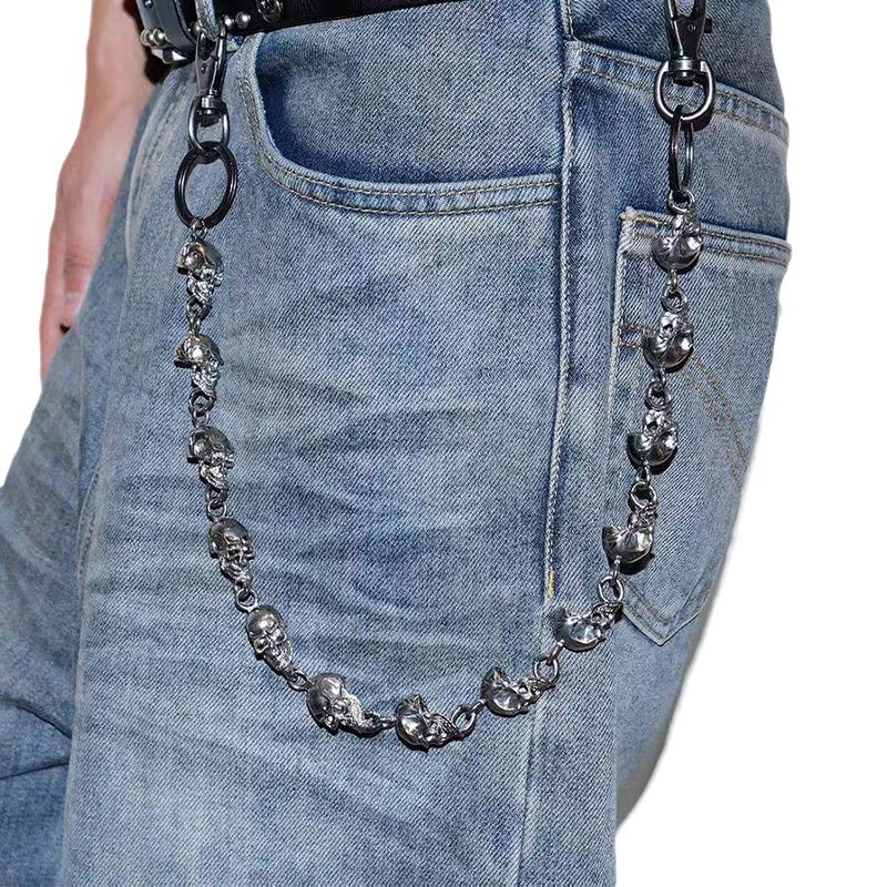 Skull Keychain Wallet Chain, P - Women'S Jeans Accessories Chain review and price