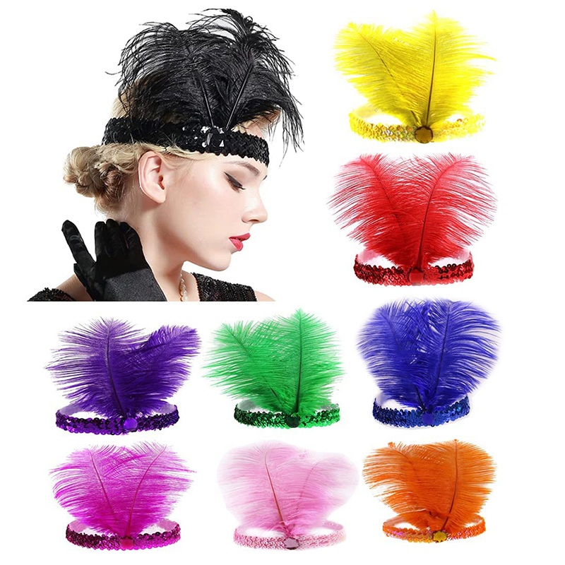 Sequins Feather Crystal Headba - Women Accessories India review and price