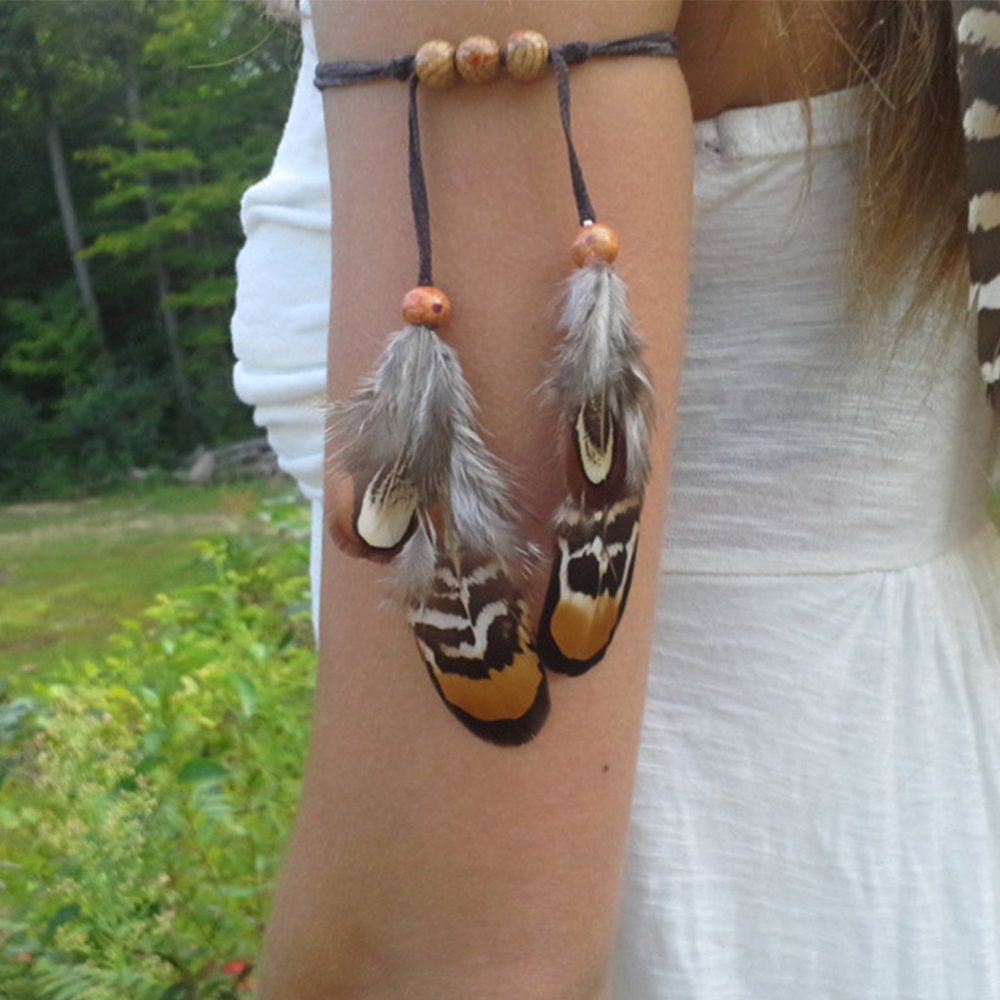 Gypsy Hippie Rope Feather Hair - Women Accessories India review and price