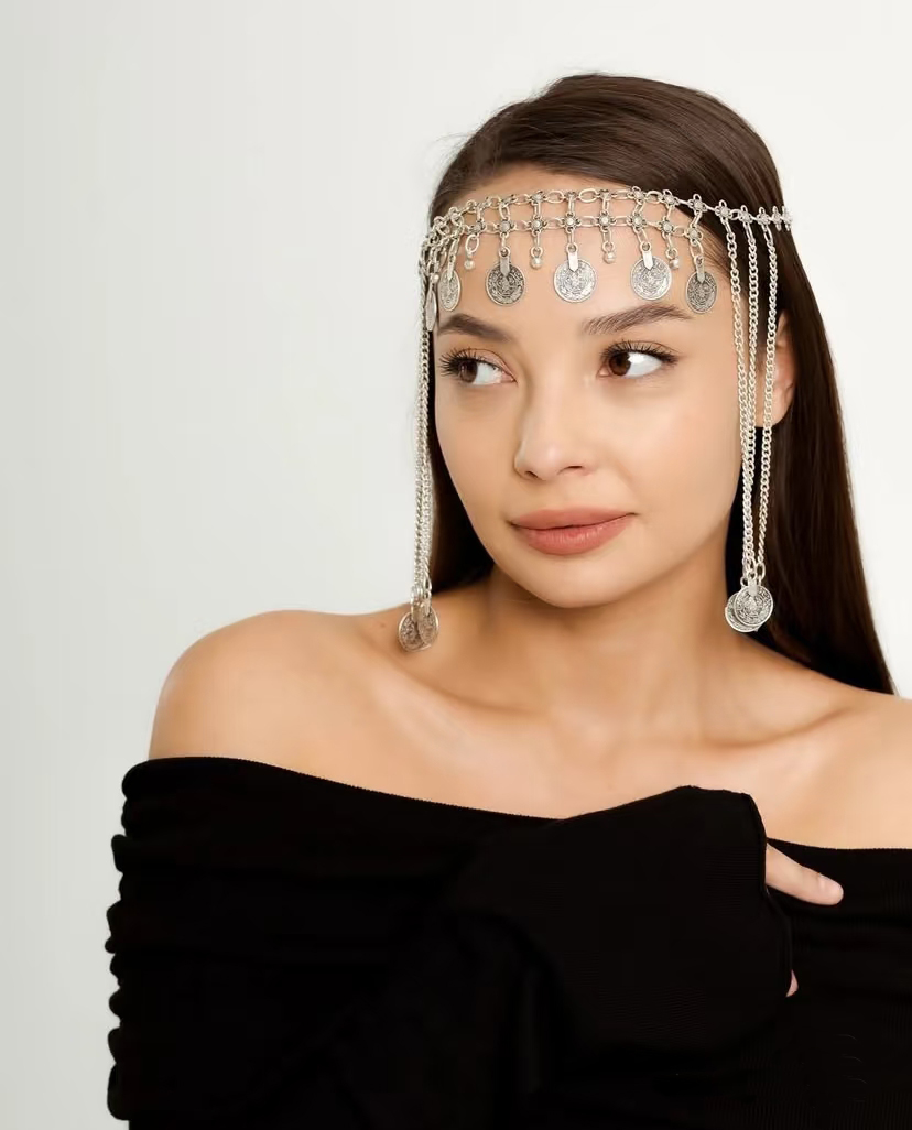 Retro Silvery Alloy Chain Fore - Women Accessories India review and price