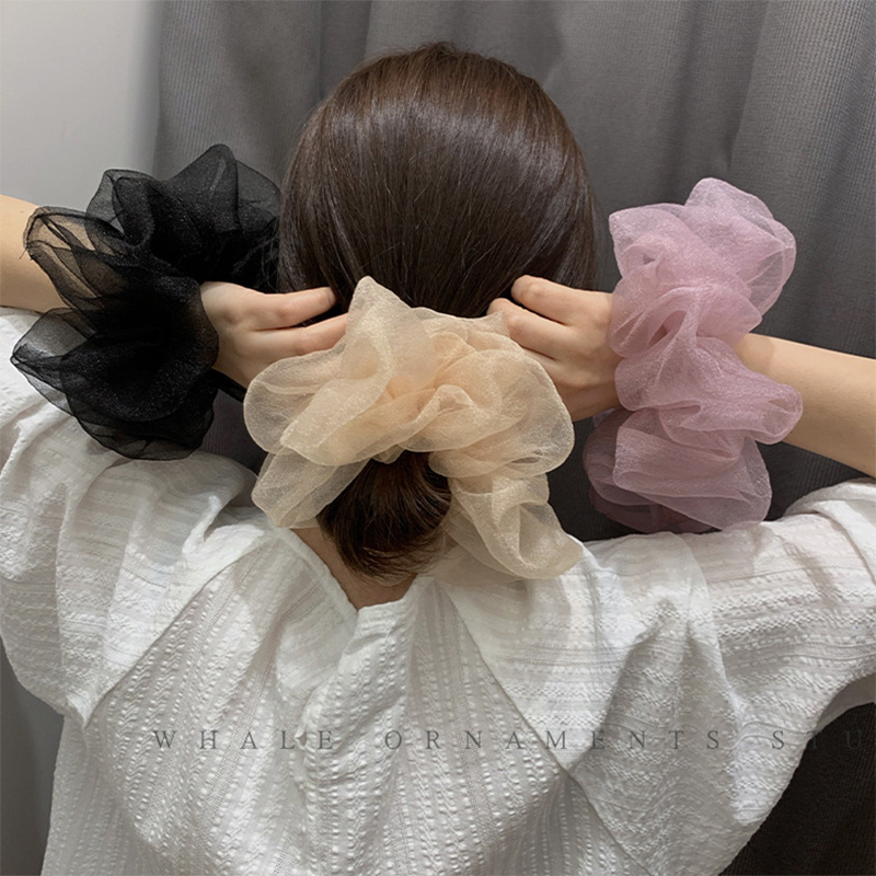 2022 Summer Organza Scrunchies - Hair Tie Velvet review and price