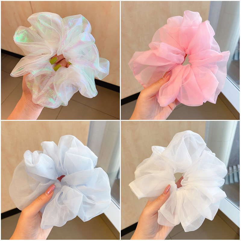 2022 Summer Organza Scrunchies - Hair Tie Velvet review and price