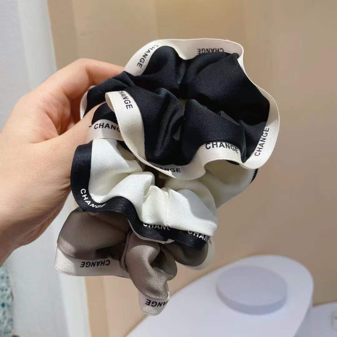 Korean Band Letter Scrunchie W - Hair Tie Velvet review and price