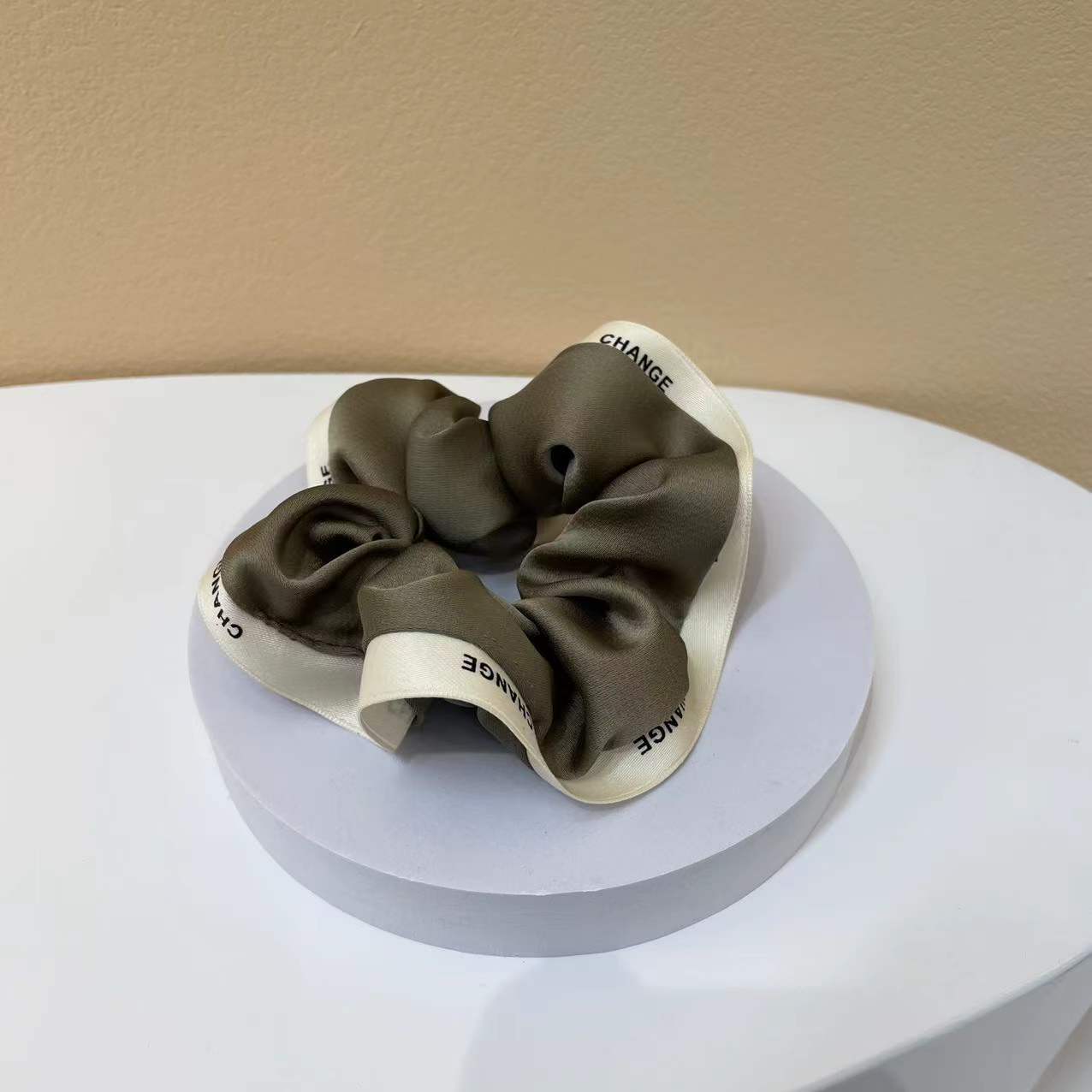 Korean Band Letter Scrunchie W - Hair Tie Velvet review and price