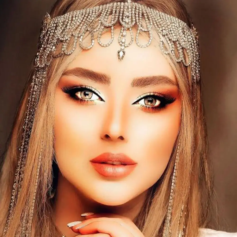 Multilayer Rhinestone Fringe H - Women Accessories India review and price