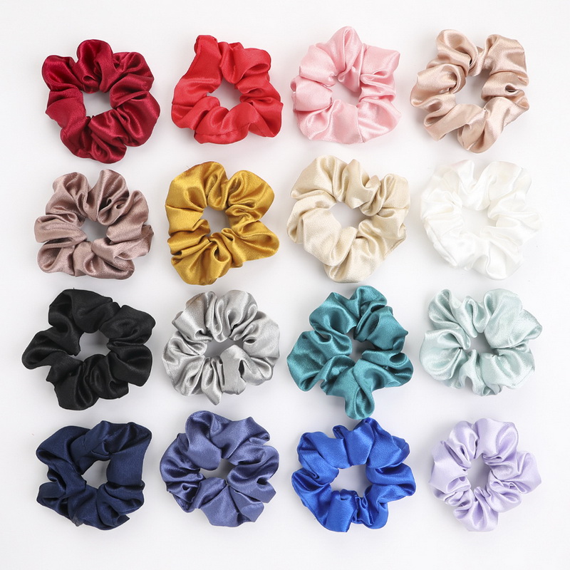 korea Solid Color Satin Scrunc - Hair Tie Velvet review and price