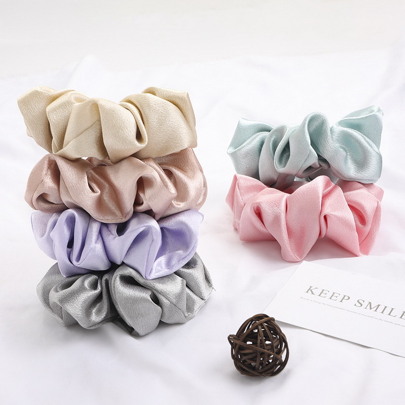 korea Solid Color Satin Scrunc - Hair Tie Velvet review and price