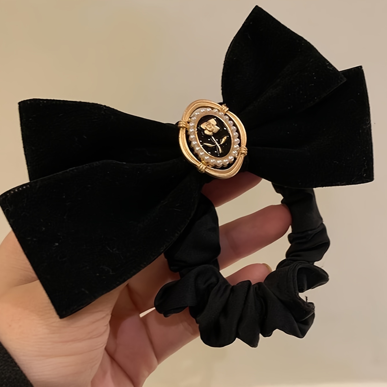 Elegant Velvet Bow Hair Tie wi - Hair Tie Velvet review and price