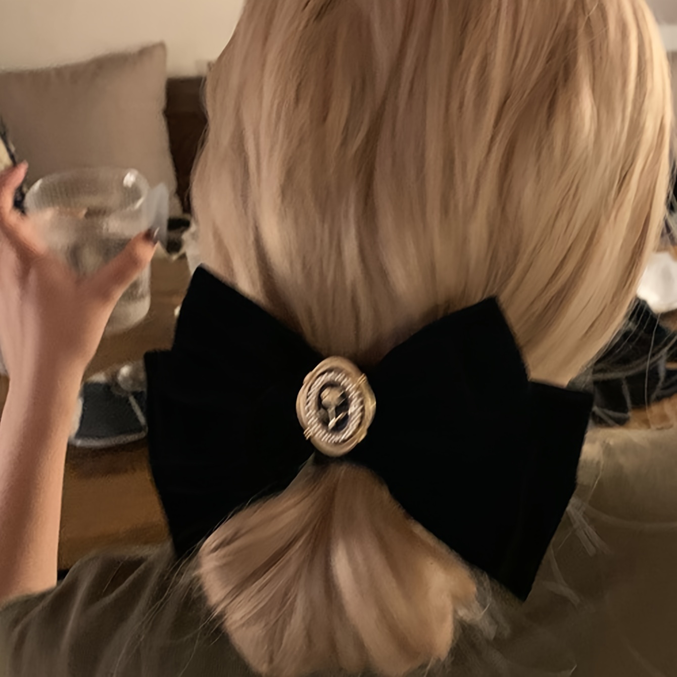 Elegant Velvet Bow Hair Tie wi - Hair Tie Velvet review and price