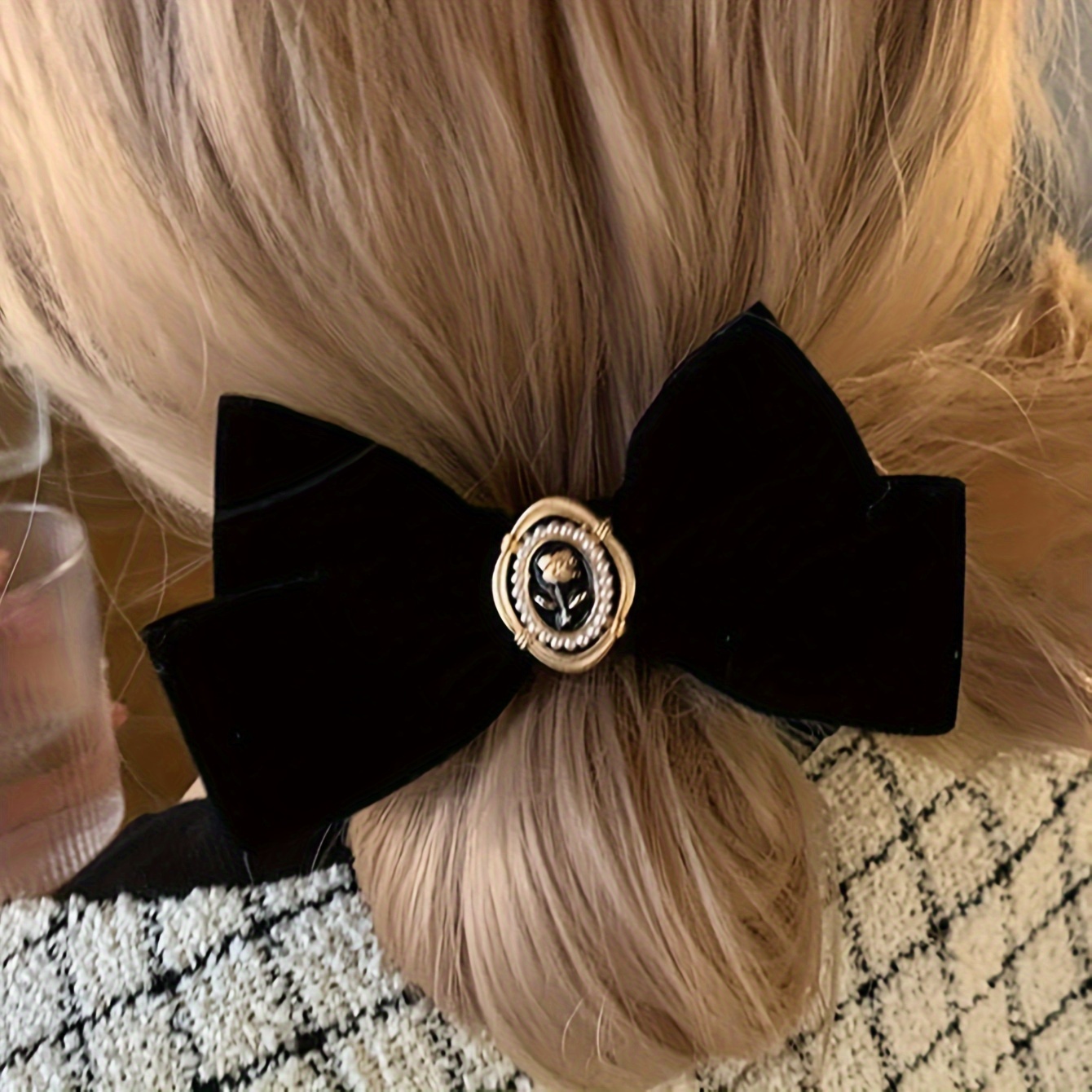 Elegant Velvet Bow Hair Tie wi - Hair Tie Velvet review and price