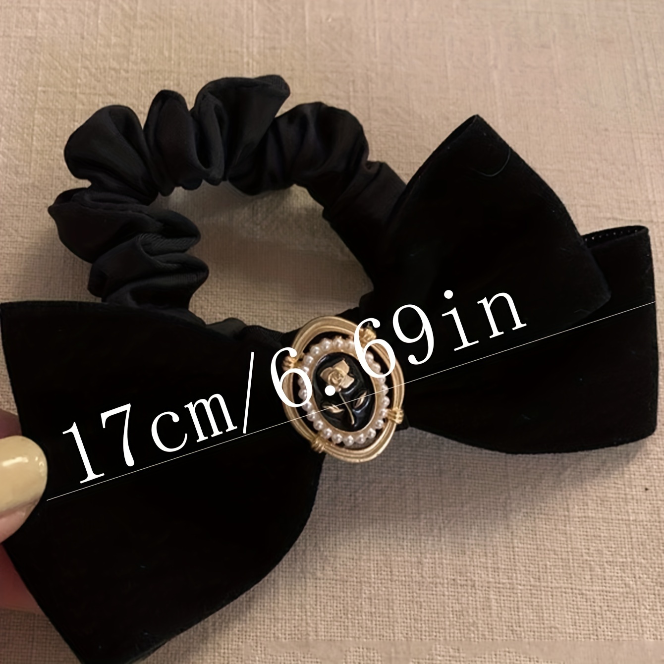 Elegant Velvet Bow Hair Tie wi - Hair Tie Velvet review and price