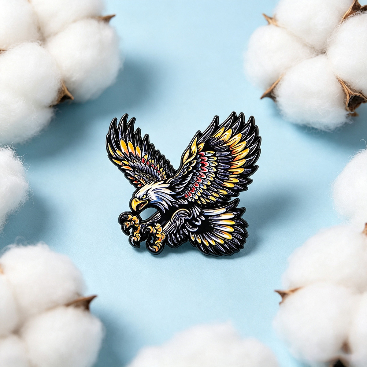 9pcs Flying Eagle Enamel Pin B - Women'S Eagles Accessories review and price