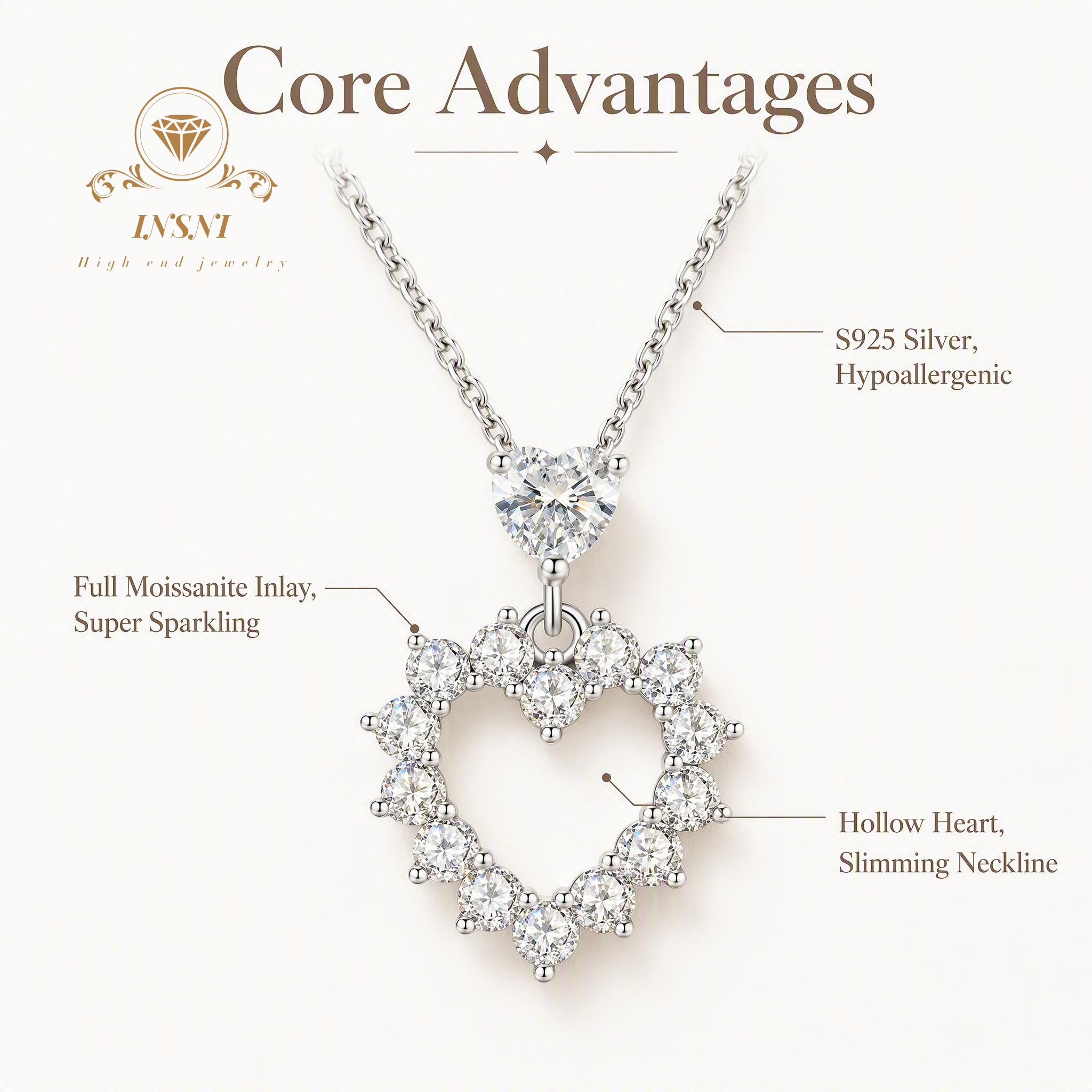 Love Necklace Elegant Affordab - Women'S Affordable Accessories review and price