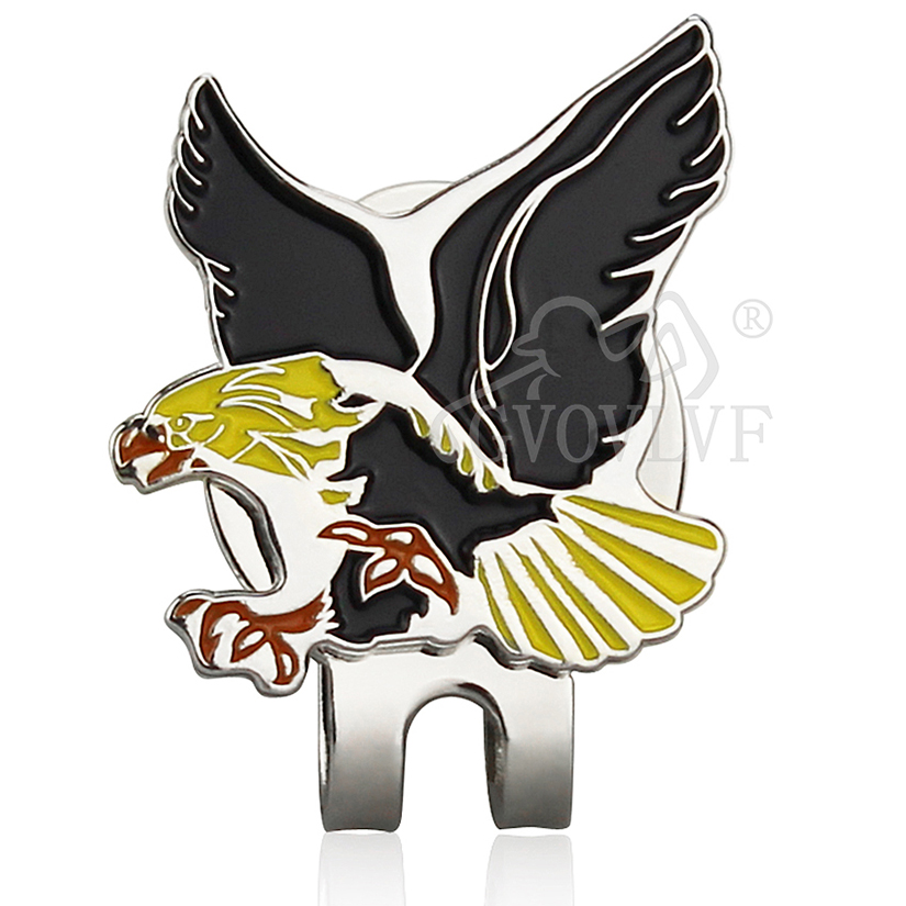 1pc Yellow Eagle Golf Hat Clip - Women'S Eagles Accessories review and price