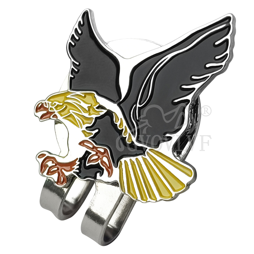 1pc Yellow Eagle Golf Hat Clip - Women'S Eagles Accessories review and price