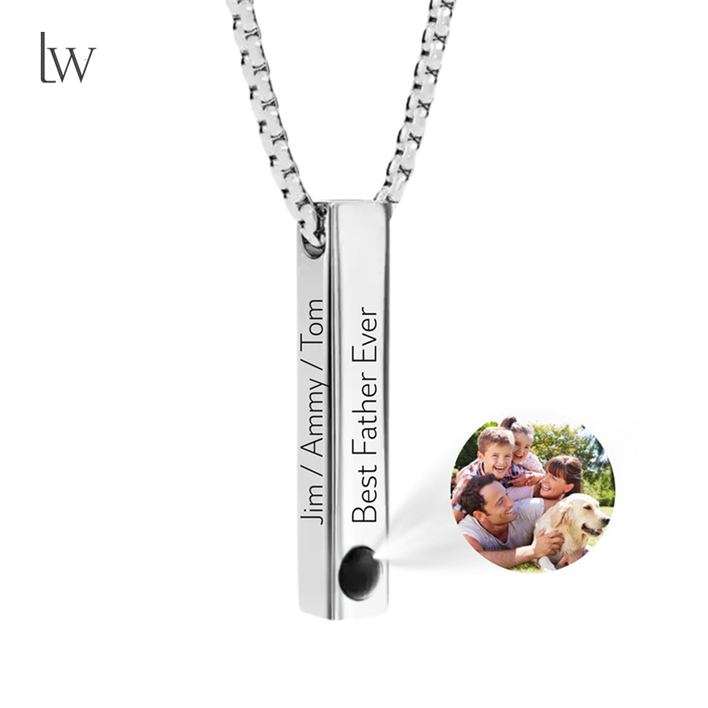 Custom Picture Name Necklace P - Women Accessories Gift Box review and price